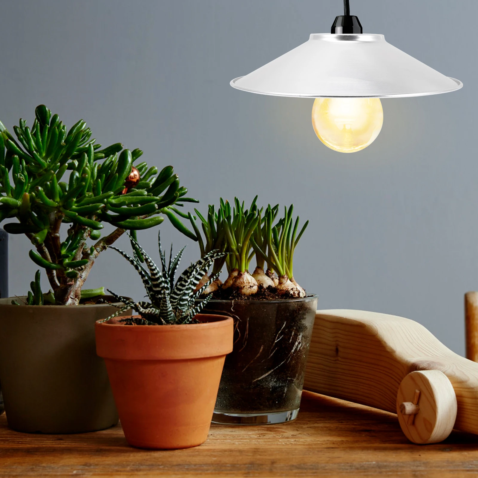 

Waterproof Aluminum Lampshade 30CM Decorative Pendant Cover Accessories Retro Dustproof