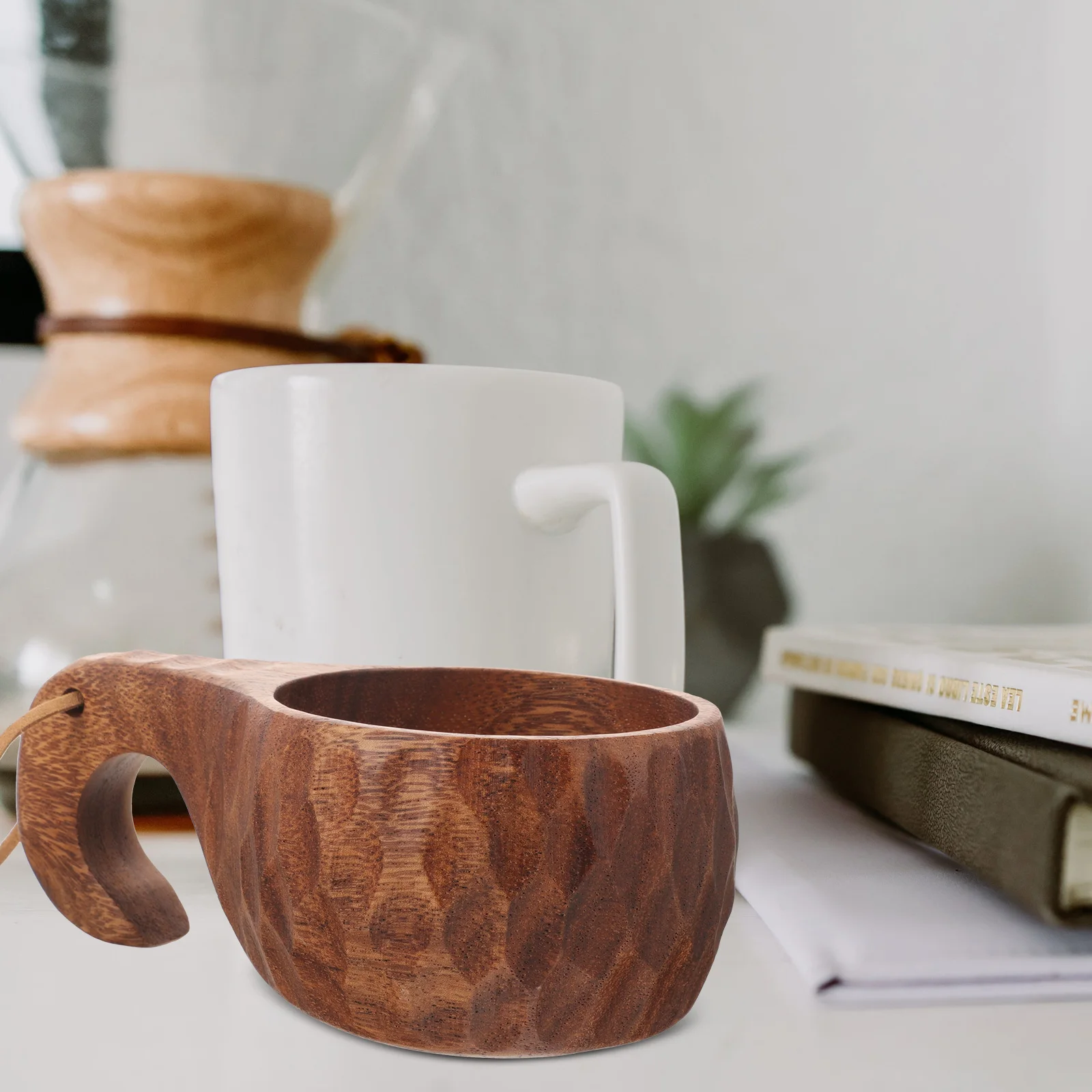 

240ml Wooden Water Cup Natural Wood Travel Mug Coffee Tea Milk Cup Office Coffee Mug Multi-Use Drinking Mug,
