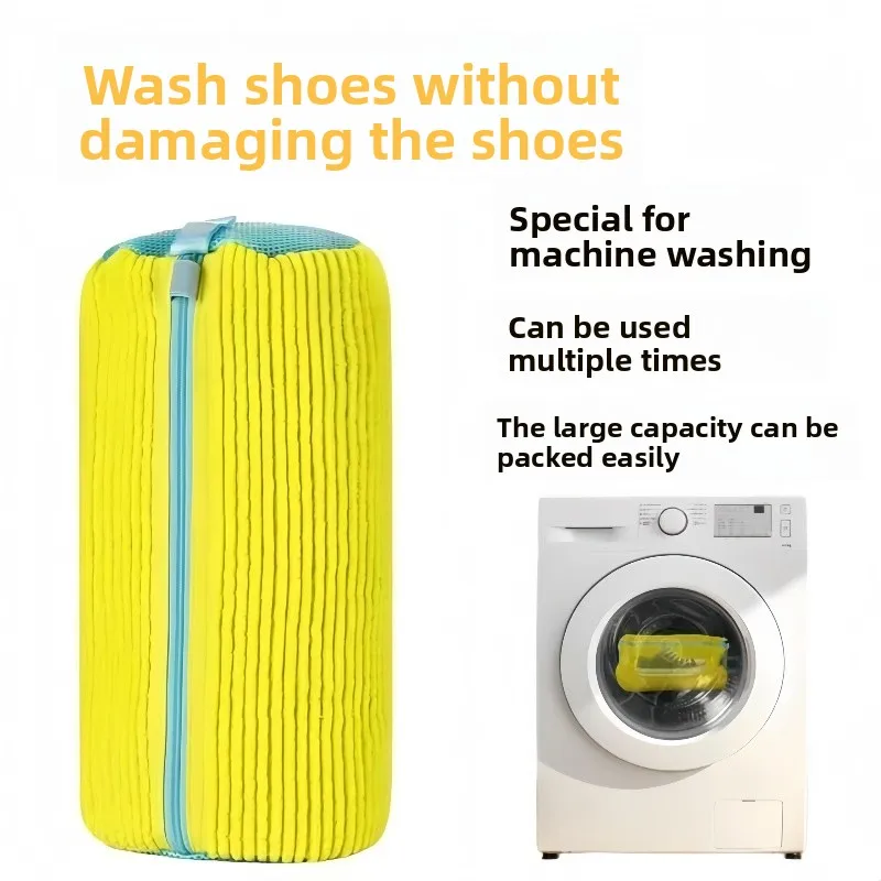 1PCS Wash Shoes Bag Padded Net Laundry Shoes Protector Fluffy fibers Polyester Washing Shoes Machine Laundry Bag Drying Bags