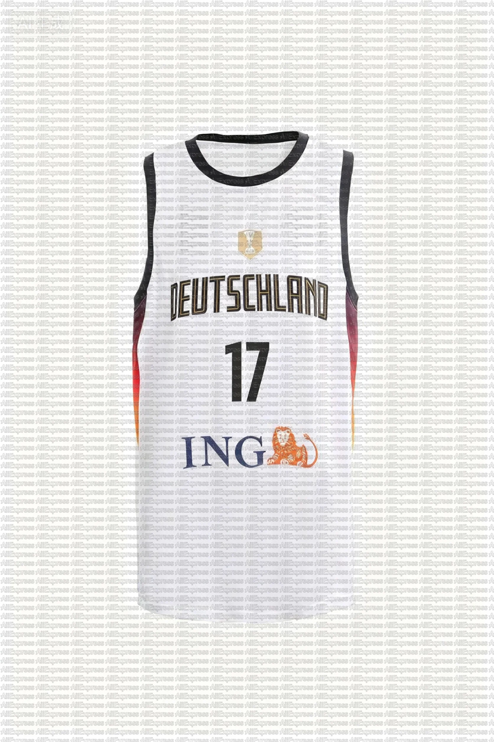 2024-25 الدوري الألماني ألمانيا كرة السلة في الهواء الطلق جيرسي أبطال الطبعة # 4 # 17 المنتخب الوطني - مقاسات البالغين والأطفال متوفرة