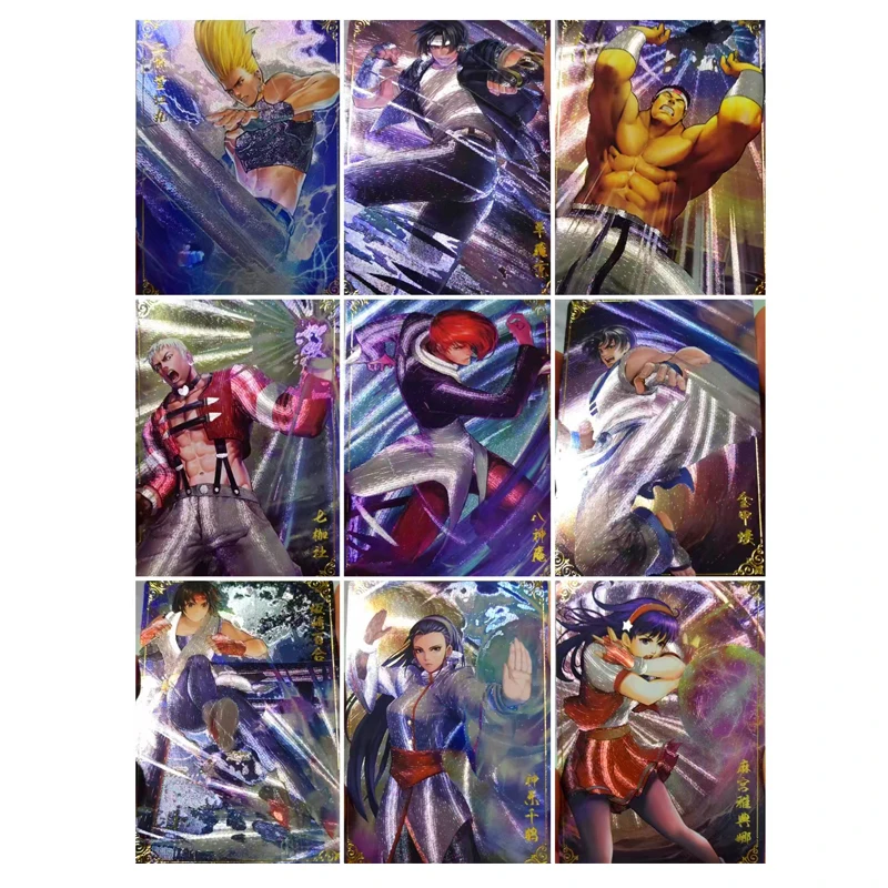 9pcs/set Athena Chizuru Kagura Iori Yagami Toys Hobbies Hobby Collectibles Game Collection Anime Cards