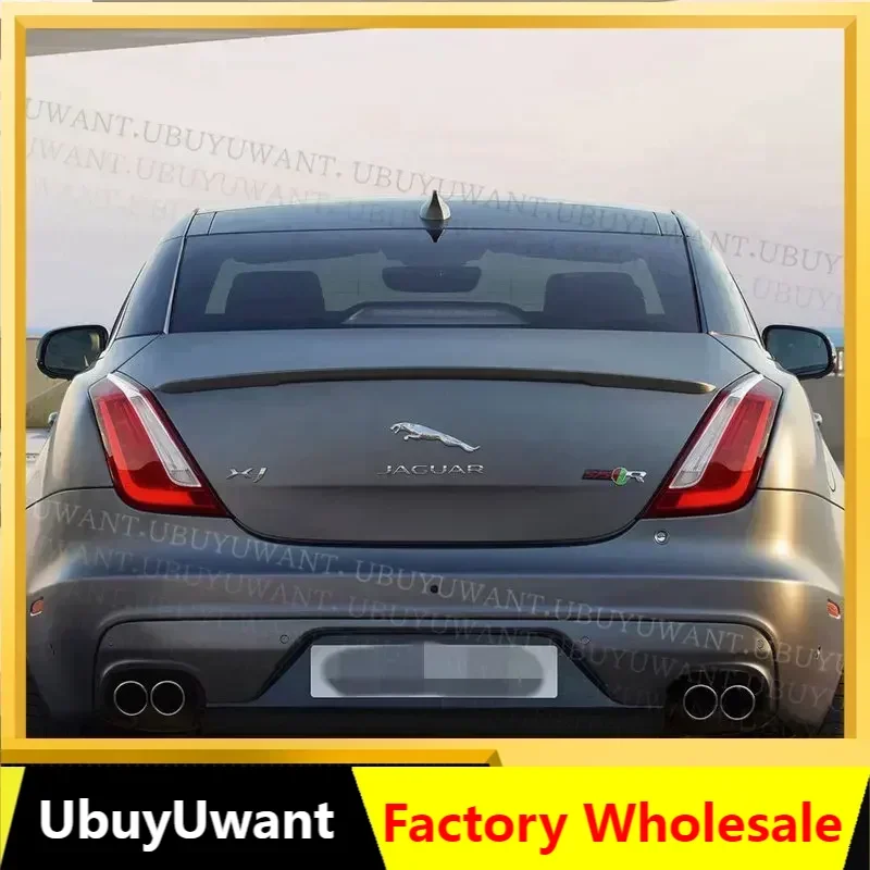 

For Jaguar XJ 2011-2017 High Quality Carbon Fiber Material Rear Roof Spoiler Tail Trunk Wing Boot Lip Molding Car Styling