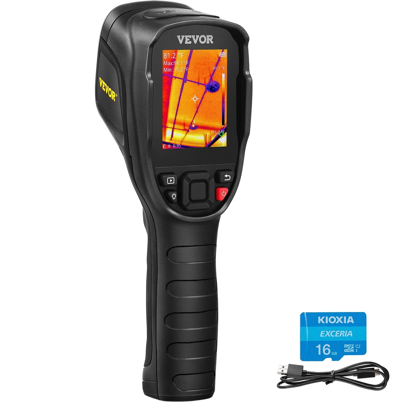 VEVOR Thermal Imaging Camera 240x180 IR High Resolution Professional Infrared Thermal Imager for Repair Pipeline Detection PCB