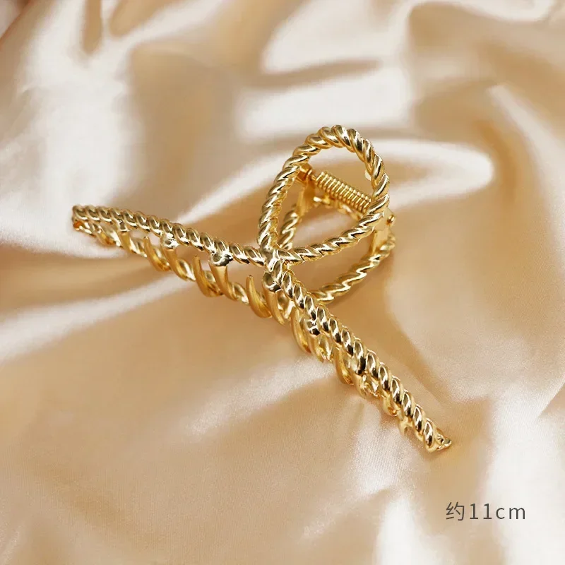 New Fashion Simple Gold Hair Claw Clip Butterfly Geometric Elegant Hair Clip Claw Clamp for Girls Headwear Women Hair Accessorie