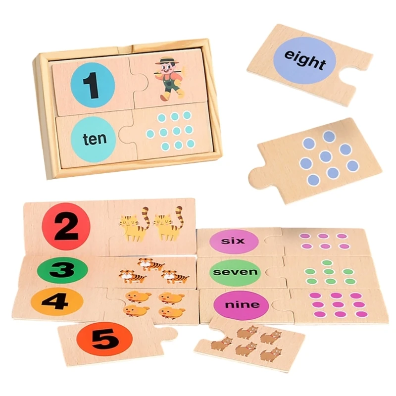 漫画のテーマ木製マッチングパズルゲーム玩具幼児開発手と目の調整家族活動おもちゃ 15UB