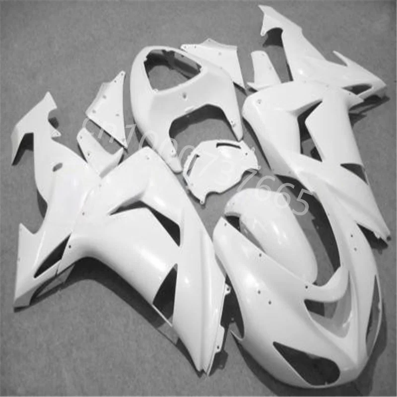 Full white Injection  Fairing kits FOR KAWASAKI NINJA ZX10R 06-07 ZX 10R 06 07 ZX-10R 06-07 10 R ZX 10R 2006 2007  Fairin