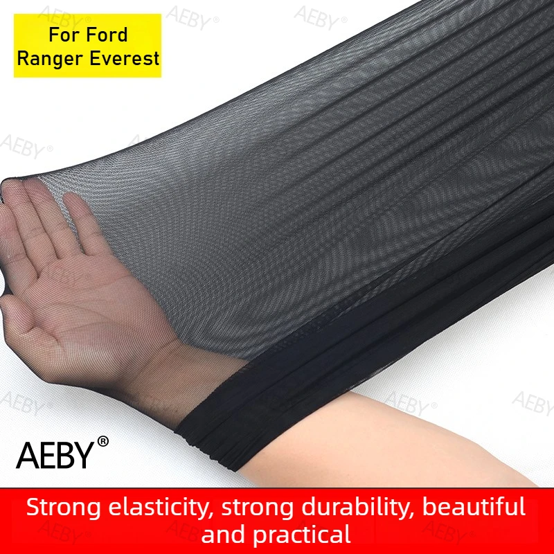 

AEBY For Ford Ranger Everest 2015-2021 Car window sunshade mosquito net anti-tear,Breathable car window sunshade,Accessories