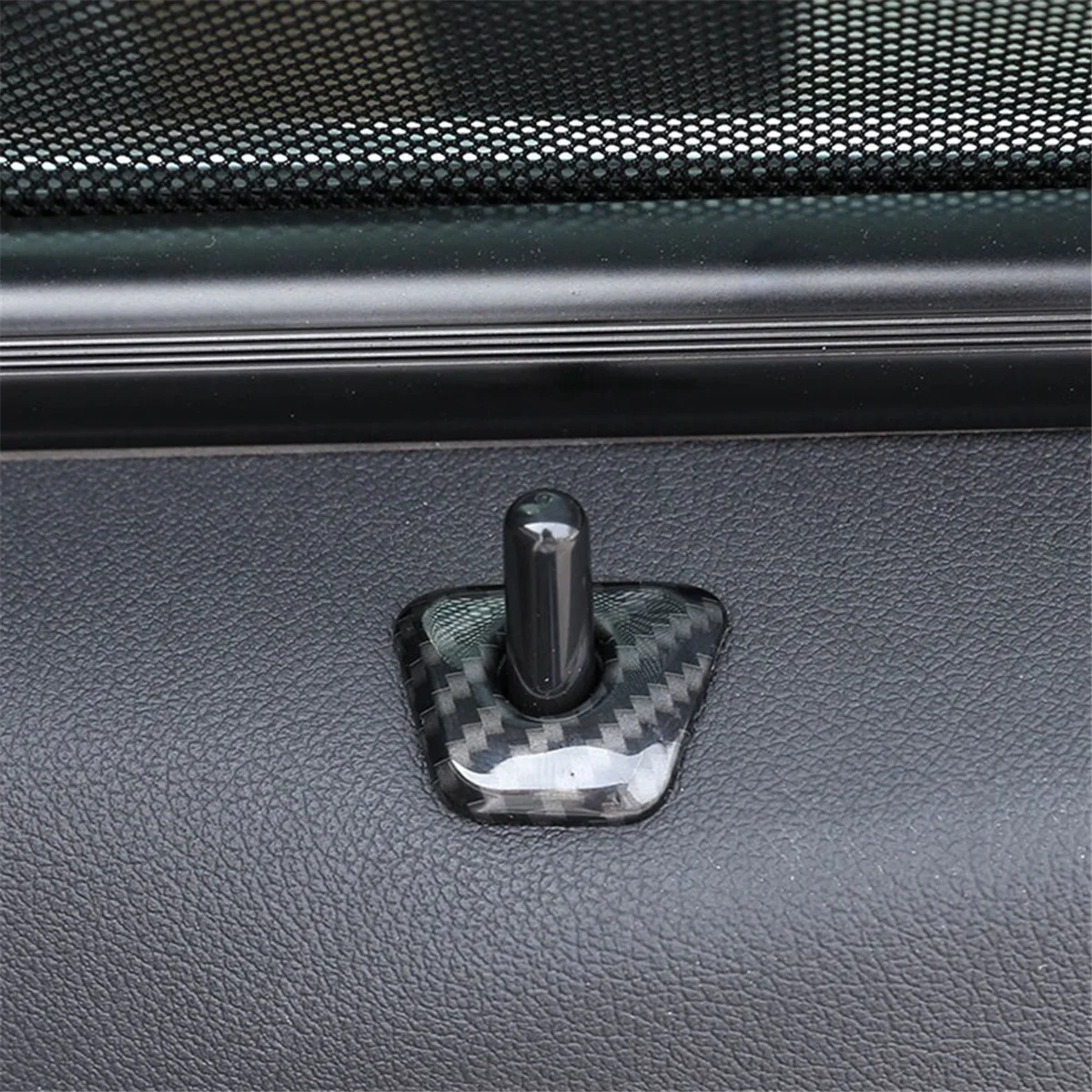 

N29R_1Set 4Pcs for BMW-Car Door Lock Pin Cover Trim Sequins Decor Sticker