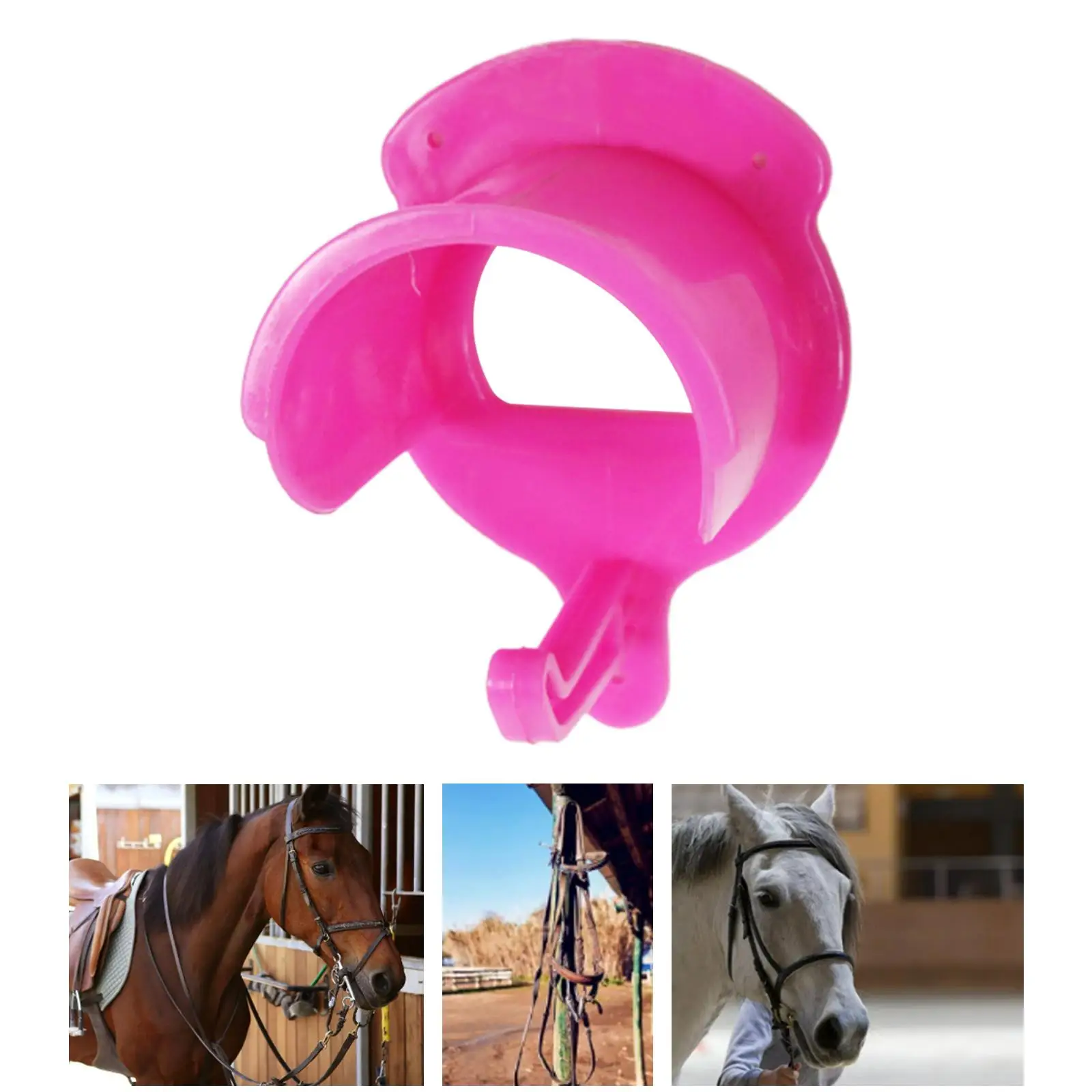 Quality Plastic Horse Bridle Rack Hanger Holder Bracket Hook Hanger Headcollar