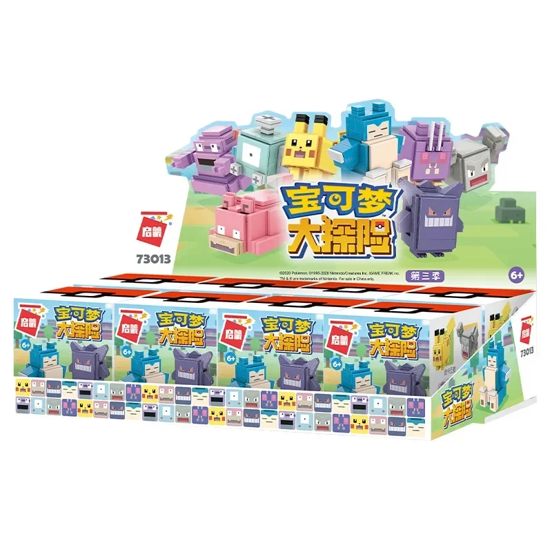 Pokemon Adventure Series Building Block Pikachu Mewtwo Gengar Snorlax Season 1/2/3 Adventure Anime Action Figures Models Kid Toy