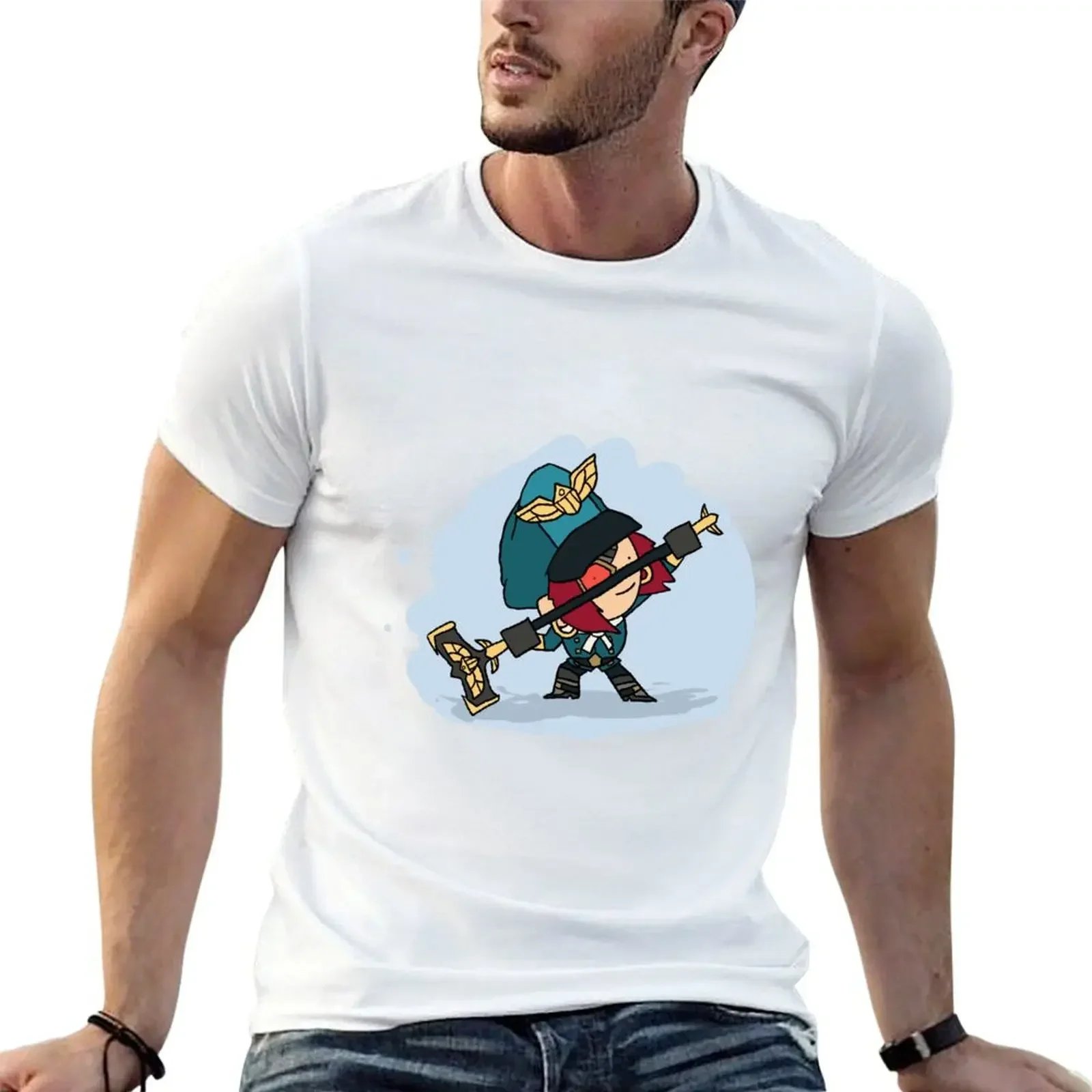 Brawlhalla - Airship Scarlet T-Shirt blacks animal prinfor boys mens clothing