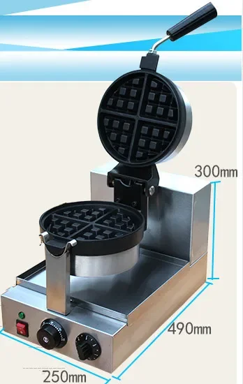 FY-2205 Commercial thickened waffle machine, Can be rotating waffle machine ,checkered cake bread machine