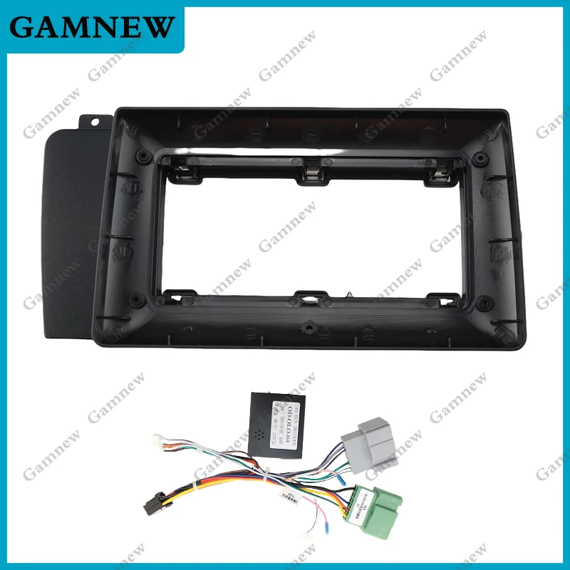 9 Inch Car Frame Fascia Adapter Canbus Box Decoder Android Radio Dash Fitting Panel Kit For Volvo XC70 V70 S60 2004-2007