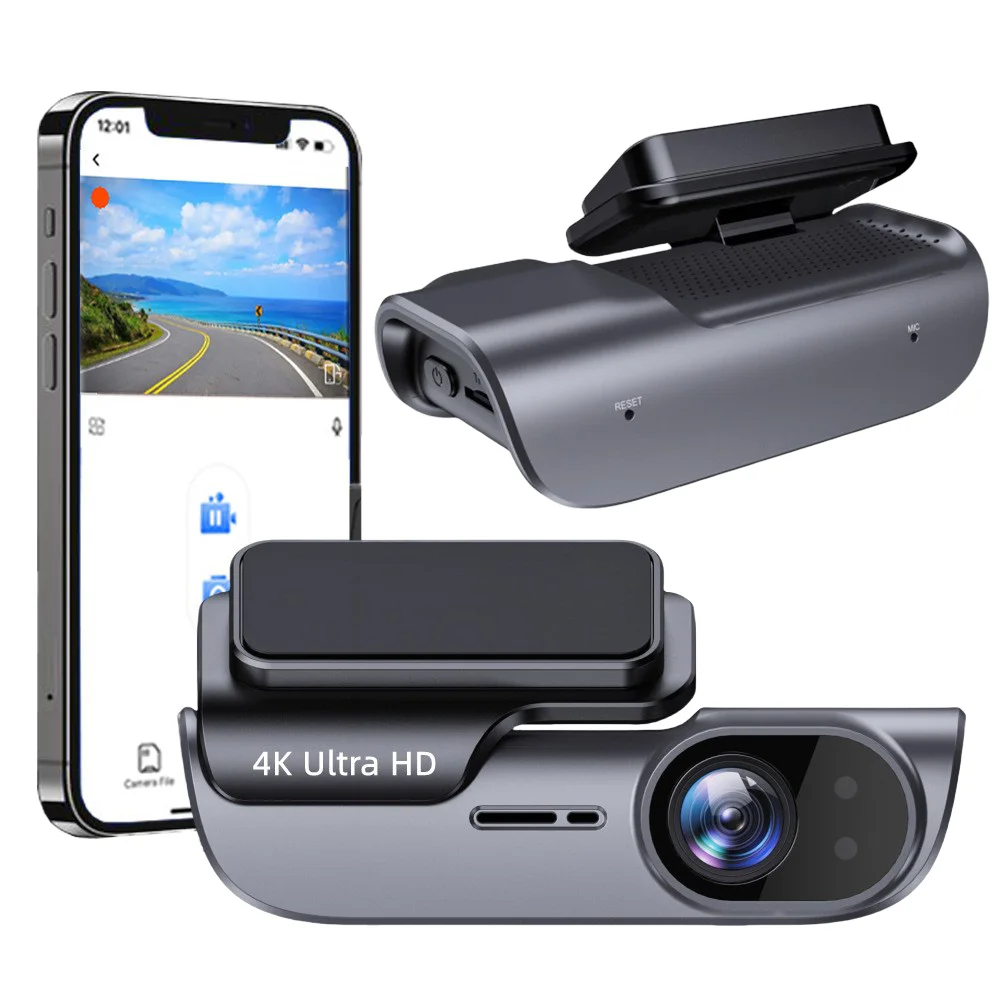2025 New Hot Selling Models 4K Car Camera Dvr Universal Dash Cam Night Vision Driving Recorder with Loop Recording