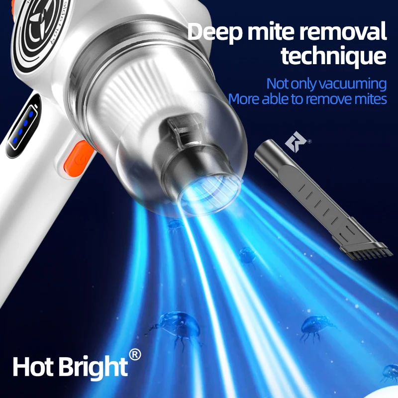 15000Pa Multipurpose Handheld Vacuum Cordless Car Vacuum Portable Rechargeable Detailing Duster Car Suction Vacuum For Home Cars