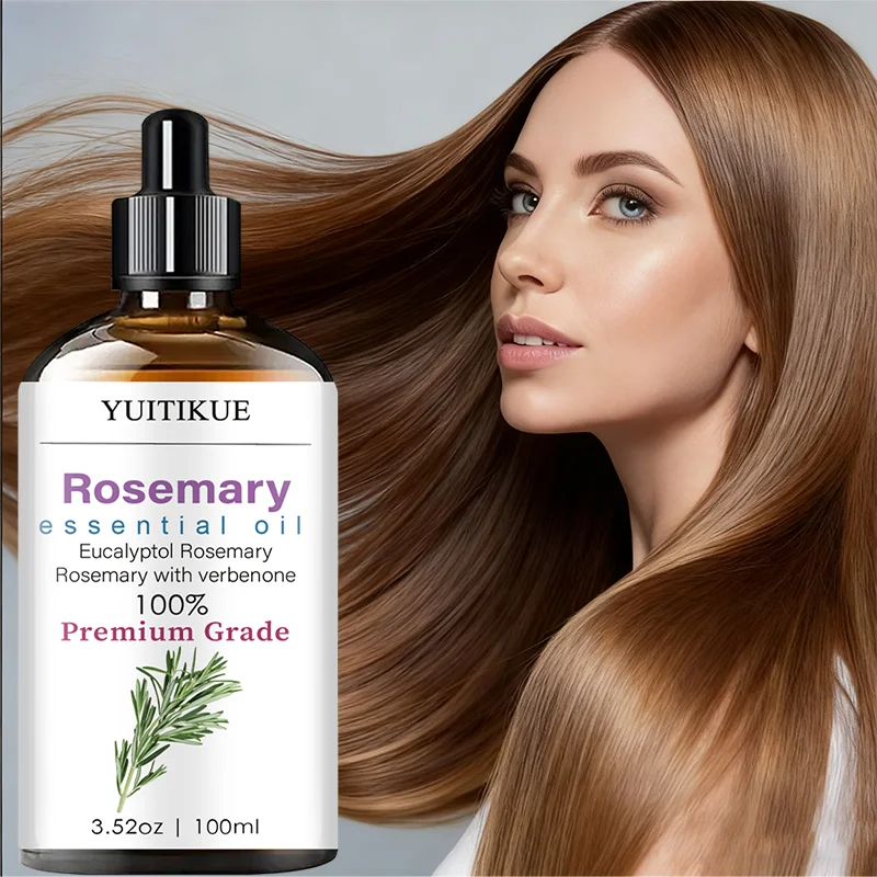

YUITIKUE Natural Rosemary Oil - Antioxidant Care for Hair, Enhance Texture & Voluminous Locks | For All Hair Types