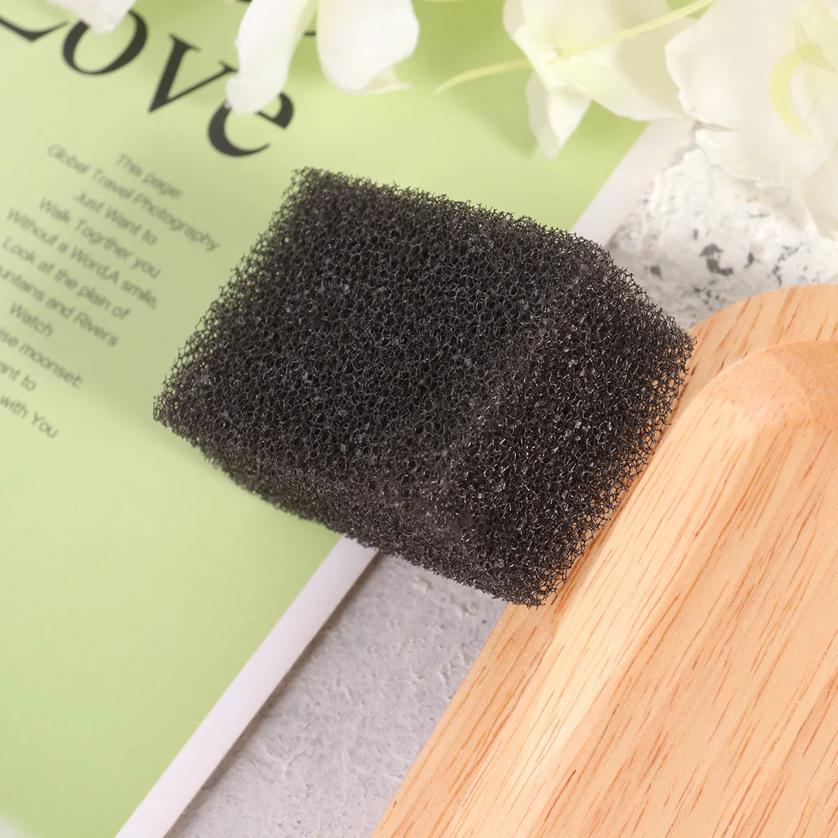 ฟองน้ำแต่งแผลเป็น 1 ชิ้น แบบมีรู สำหรับทำเลือดปลอม เจลเลือดปลอม ใช้กับชุดแผลปลอม สำหรับงานปาร์ตี้ฮาโลวีน อุปกรณ์แต่งหน้า