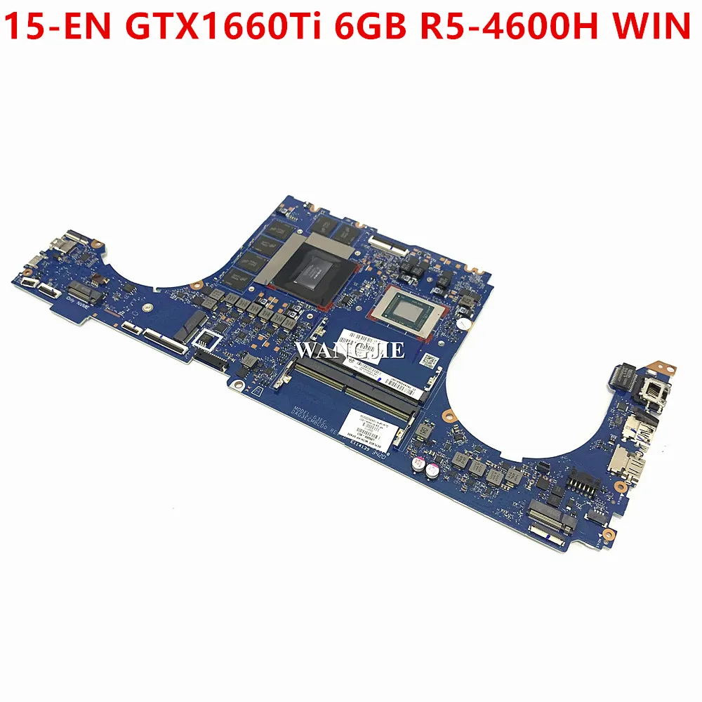 Para HP OMEN 15Z-EN000 15-EN placa base de computadora portátil L99866-601 DSC GTX1660Ti 6GB R5-4600H ganancia DAG3ECMBCD0 100% en funcionamiento