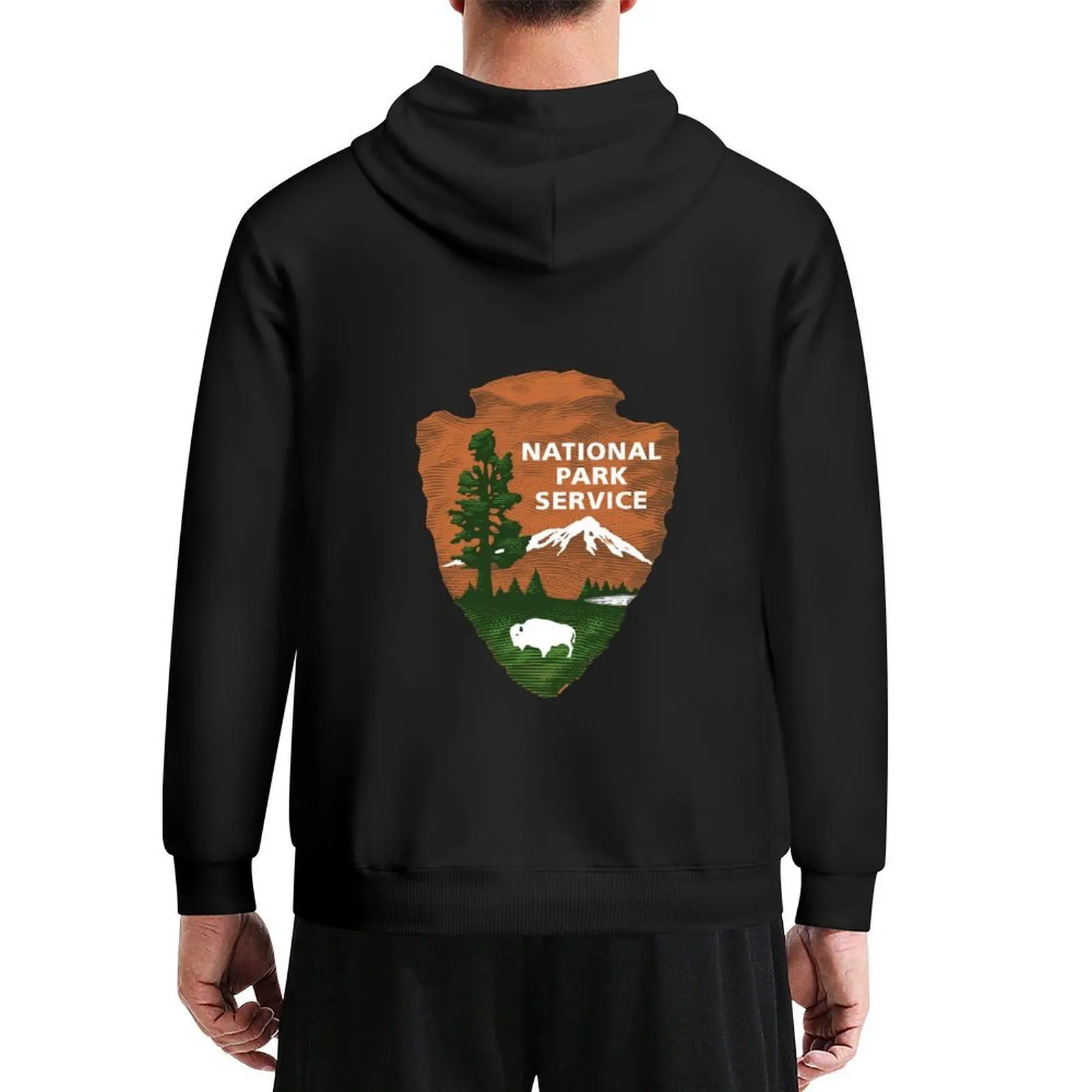 

National Park Service Hoodie men clothes men's winter sweater aesthetic clothing winter clothes new in hoodies & sweatshirts