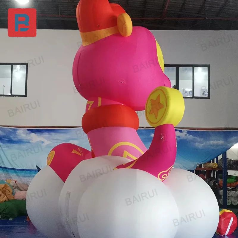 Luck inflatable snake zoo new year decoration luck cartoon fortune snake for Chinatown decoration