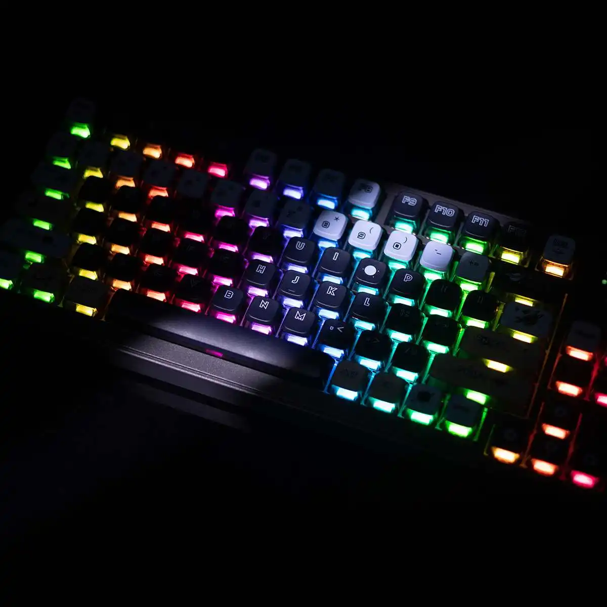 Imagem -06 - Teclado Mecânico para Jogos Tri-mode 83 Teclas Hot Swappable Planet Switches Perfil Mda Rgb 2.4g Azul Tipo-c Gamakay Lk75