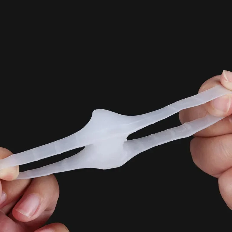 1pair Silicone Toe Spreader Separator Bunion Hallux Valgus Corrector Thumb Finger Correction Straightener Foot Care Tool