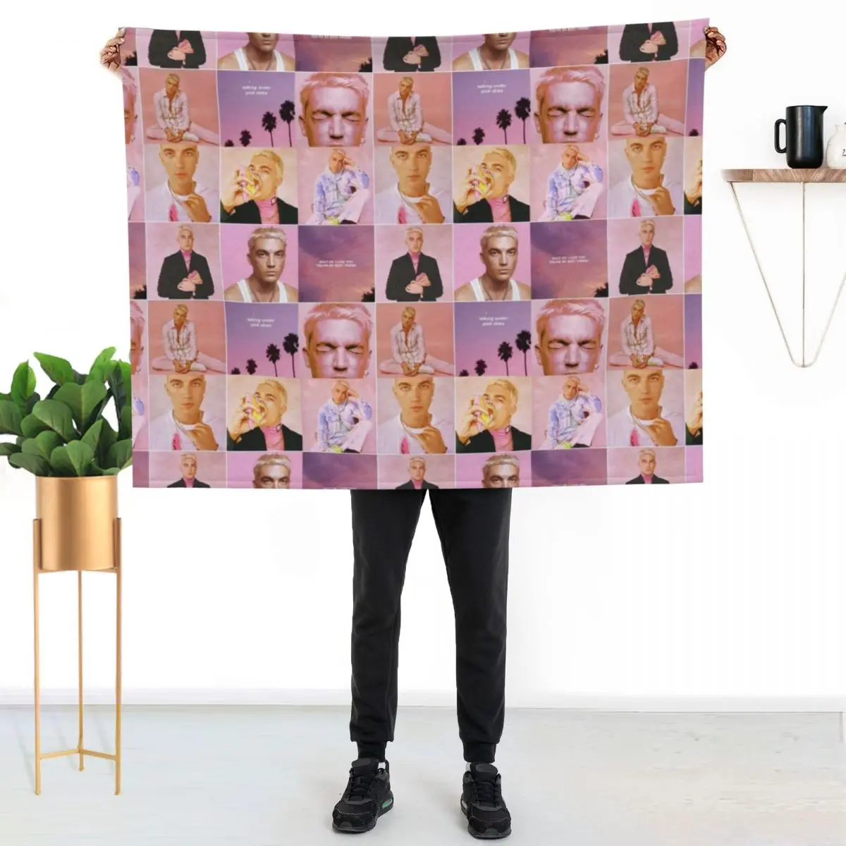 LANY Paul Klein Wonderland Pink Throw Blanket Bed Fashionable Blankets For Sofas Nap cosplay anime Flannels Bed Blankets