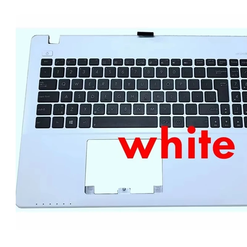 Nowy laptop wielkie litery podpórce pod nadgarstki górna pokrywa dla ASUS X550C K550 A550C A550VB Y581C X550 K550JK FX50J Y581CL X552W W50J z nami interfejs użytkownika klawiatura — zdjęcie 2