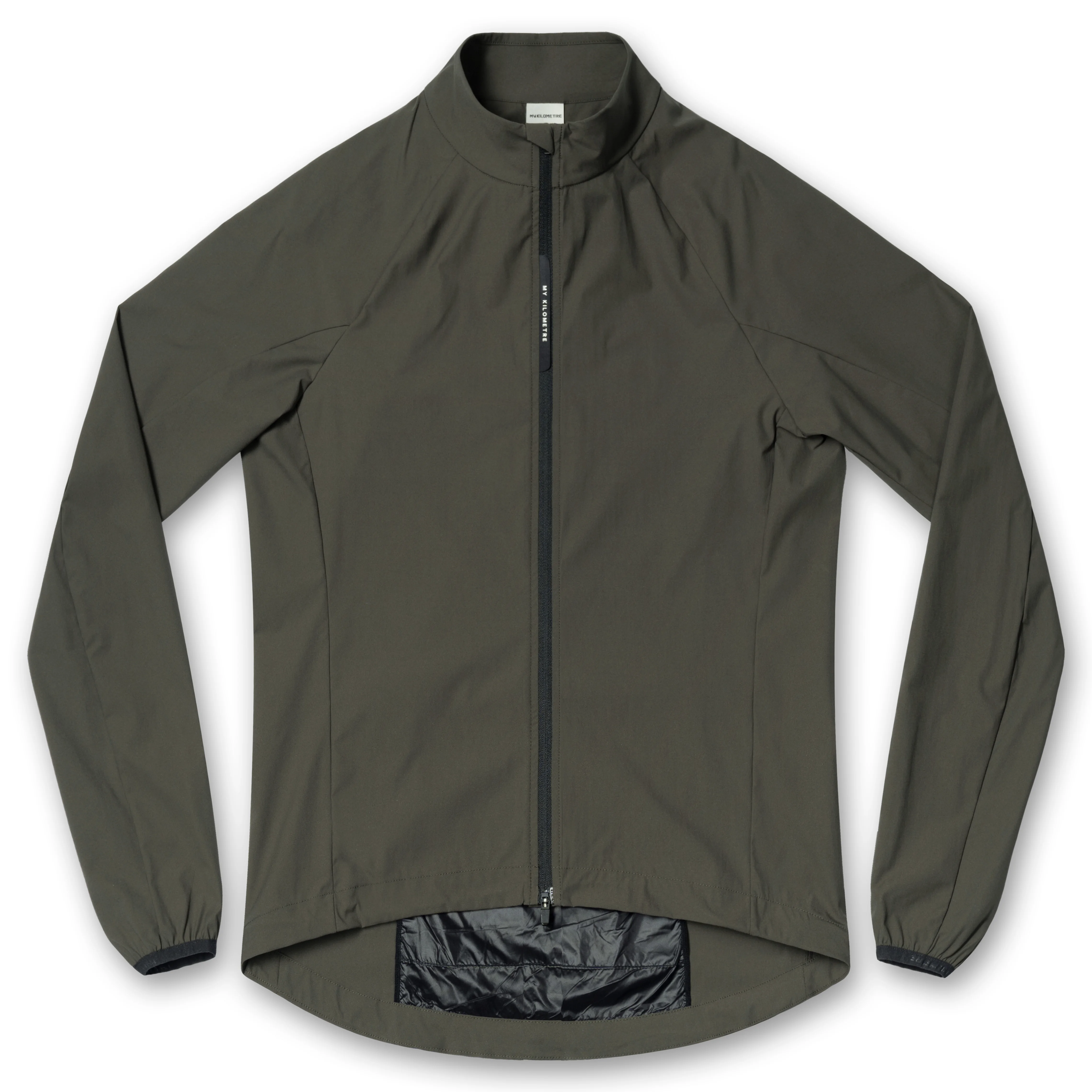 MY KILOMETRE Spring Men's Gravel Wasserdichte Fahrrad-Windjacken Reflektierende Windschutzscheibenjacke Packable Fahrrad-Windjacke – Detail 9