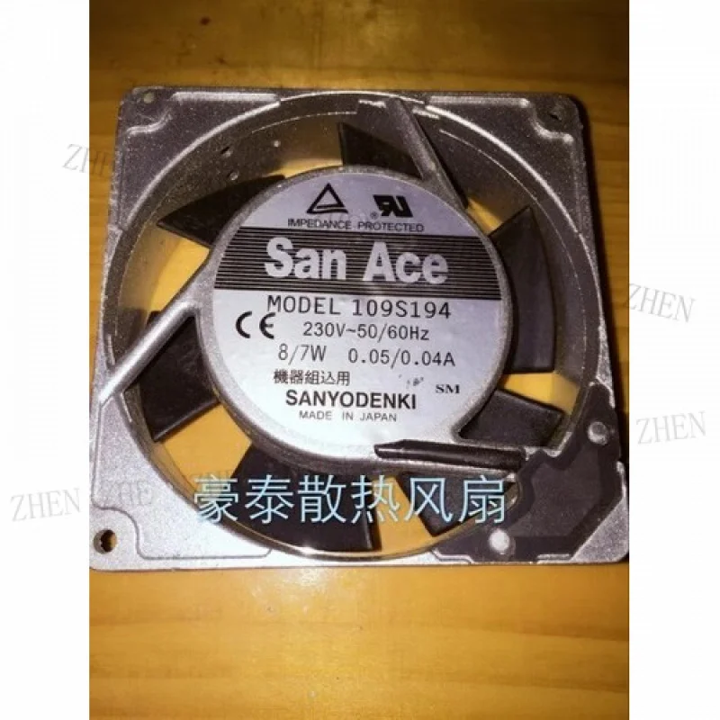 Y FOR Sanyo 109S194 230V 8/7W 92*92*25MM Insert Bearing Fan