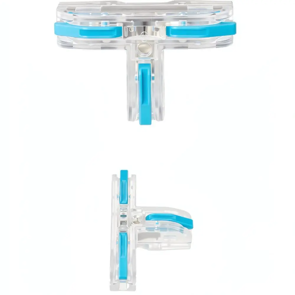 Compact T Type Wire Connector PCT112 Quick Splice Terminal Block Electrical Cable Junction Accessory For Household Circuitry