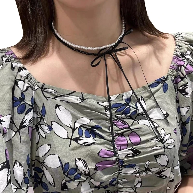 Vintage Choker Gothic Necklace Punk Clavicle Chains Trendy Neck Jewelry Adjustable Length Necklace Gift for Woman Girls