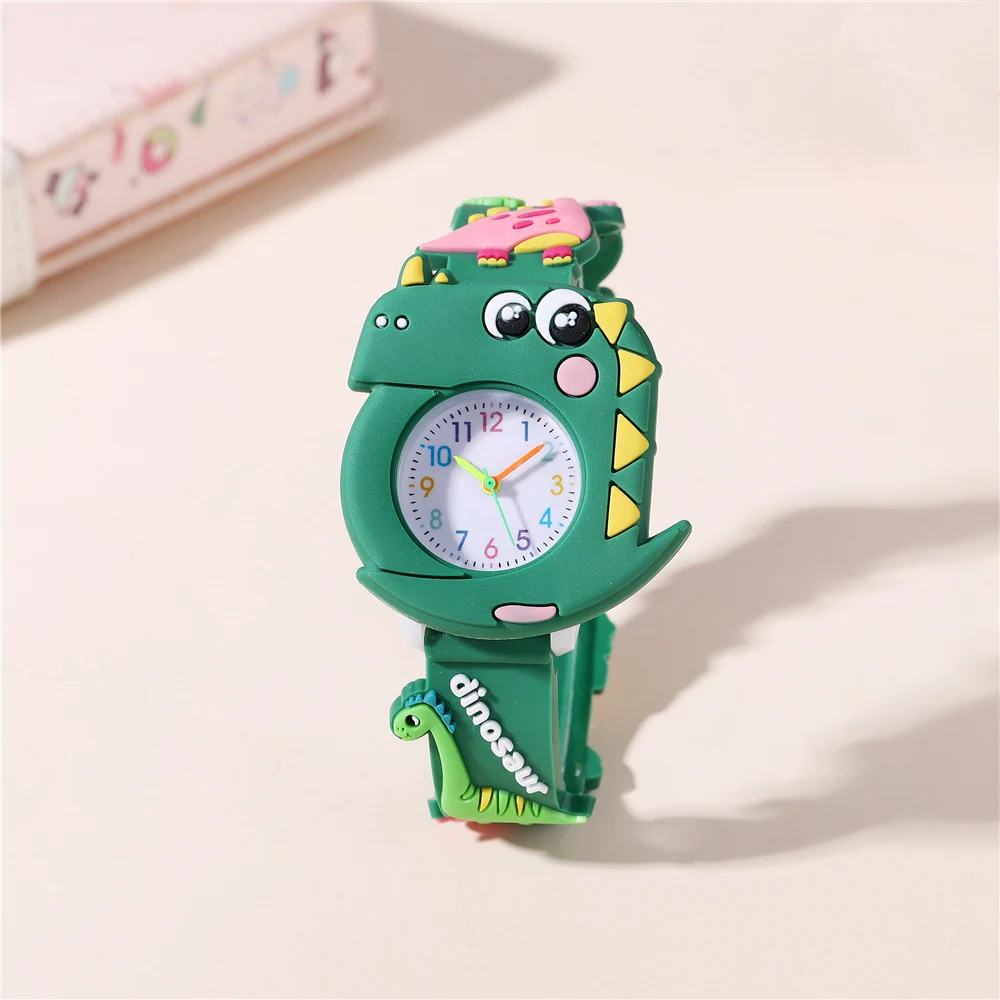 Creative 3D Dinosaurs Dial children‘s Watch For Girls Boys Kids Quartz Wristwatches view 3
