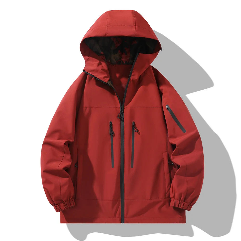 

A new type of outdoor windbreaker for men, a light and casual camping jacket with a hood for the autumn and winter of 2025