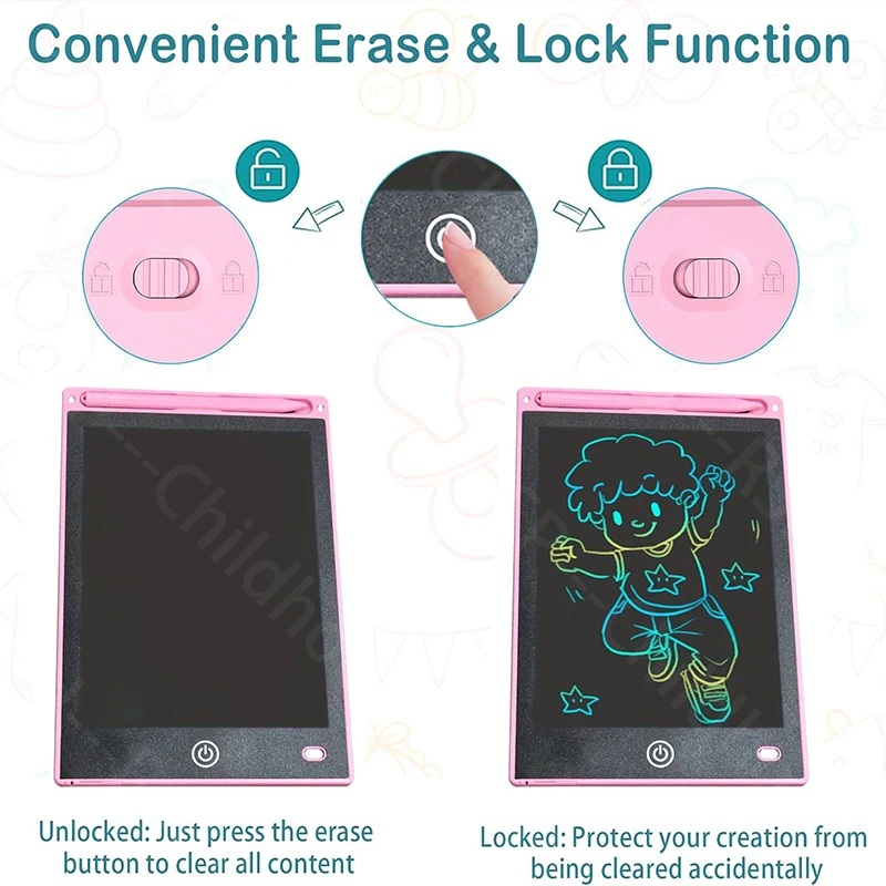 8,5-дюймовый ЖК-планшет для письма, доска для рисования, детский блокнот для рисования граффити, доска для рукописного ввода, доска для рисования, игрушка в подарок для мальчиков и девочек