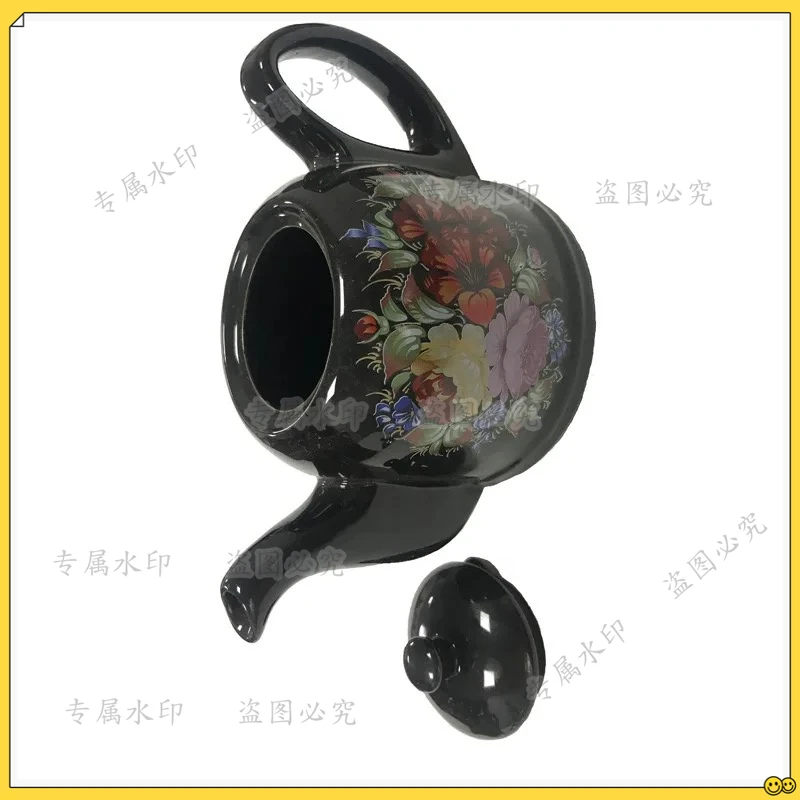 

Floral Print Stainless Steel Kettle – Double Wall Electric Thermos for Russian/Turkish Market