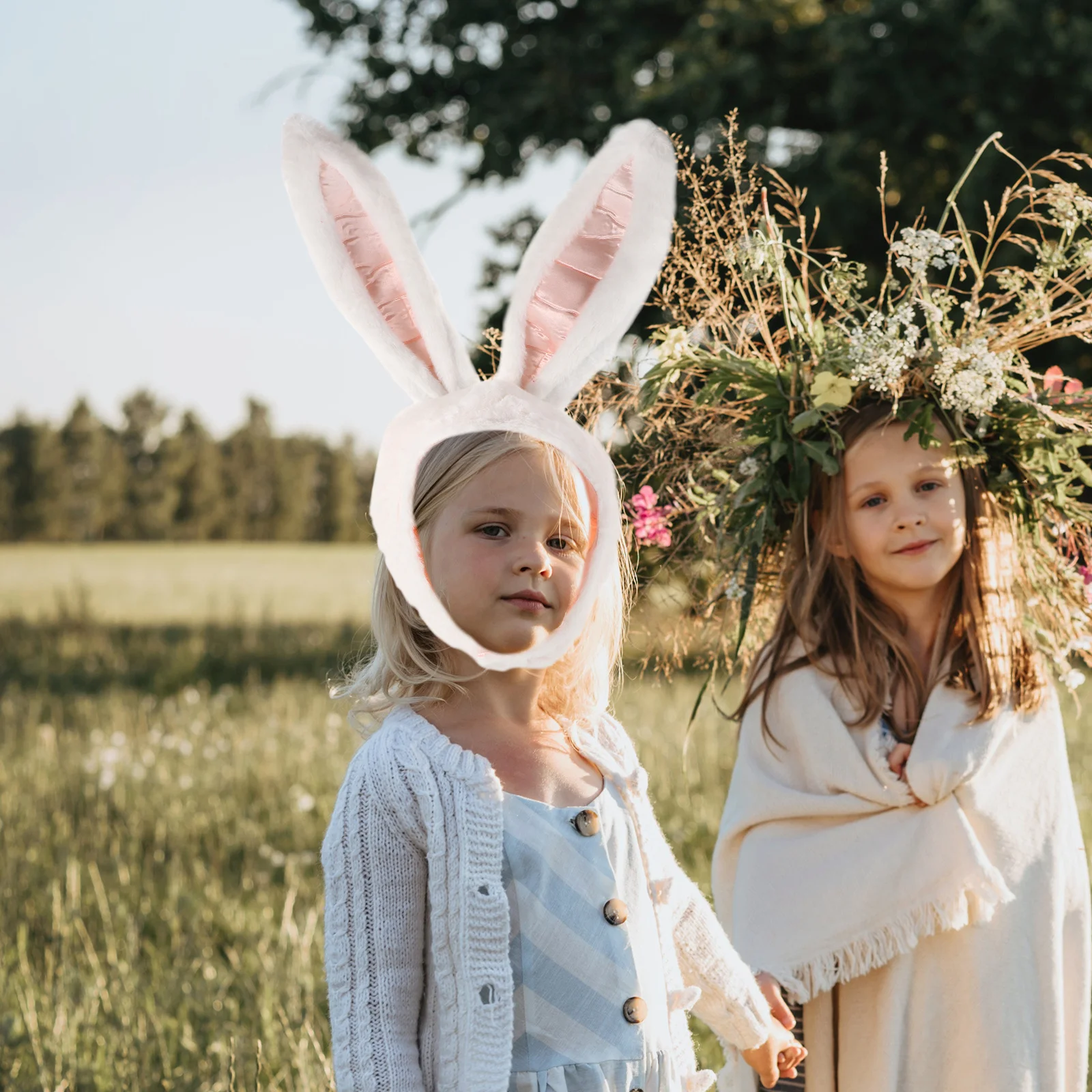 Weiches, bequemes Hasenkopf-Kostüm für Ostern, Feier, Partygeschenke, Geschenkidee, Foto-Requisite, Urlaubskostüm, Spaß