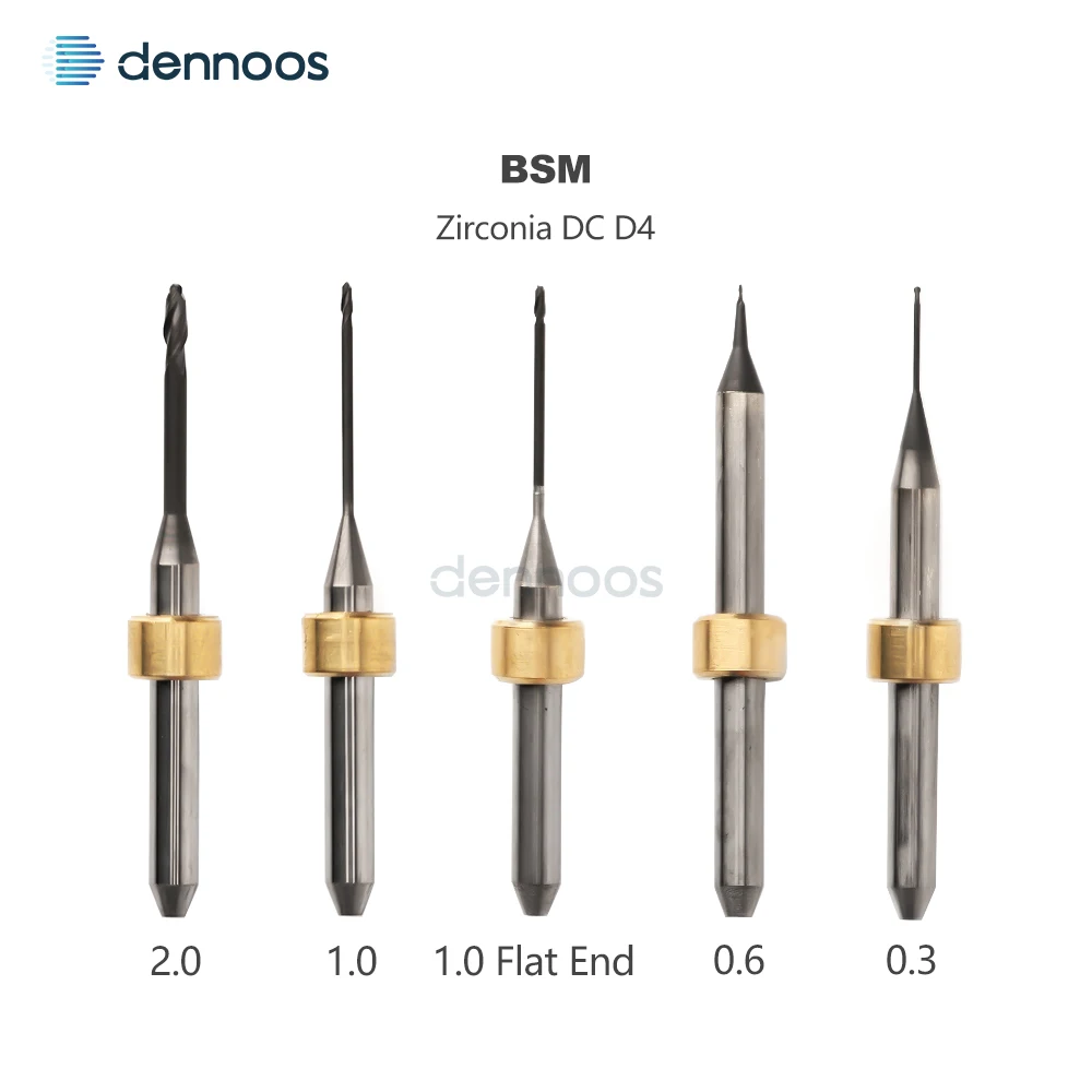 Dental-Zirkonoxid-Fräser D3/D4 mit DC-Beschichtung für alle Marken wie Amann/Sirona/ARUM/UP3D/Zirkonzahn/Roland/Yureca – Detail 23