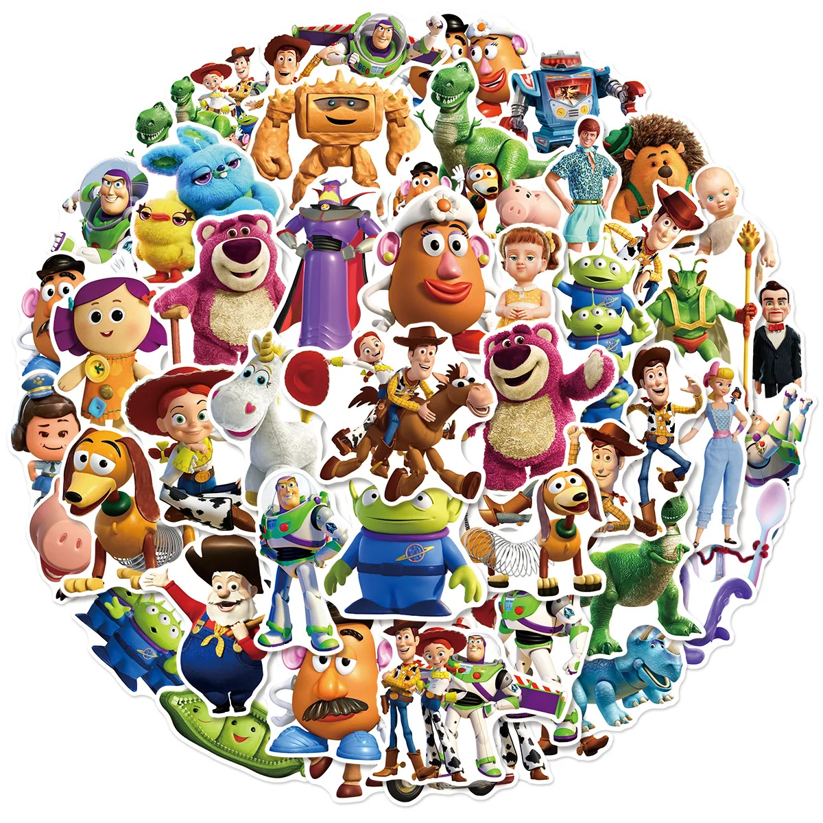 10/50PCS Toy Story‌ Series Disney Movie Graffiti Stickers Buzz Lightyear Woody Cartoon Decal DIY Luggage Phone Guitar Kid Toys