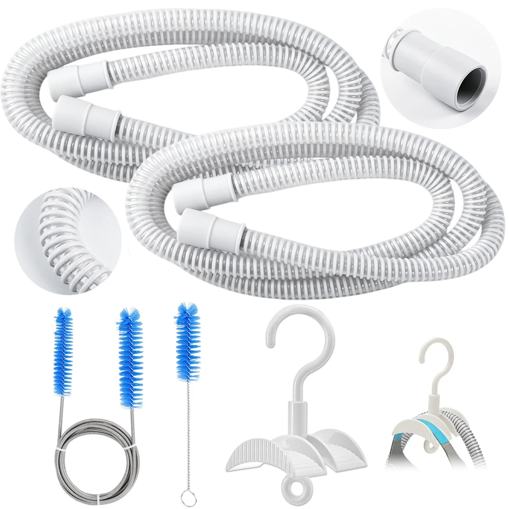 

Трубка для CPAP 1,8 м, универсальная, совместимая с большинством аппаратов и масок, соединитель для шланга CPAP 15 мм, легкая, гибкая, без запаха.