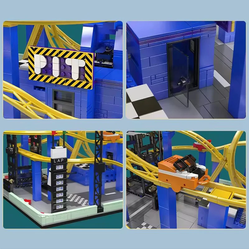 

High-quality Mould King 11020 Roller Coaster DIY Toys Motorized Whirlwind Coaster Building Blocks Assembly Kids Christmas Gifts