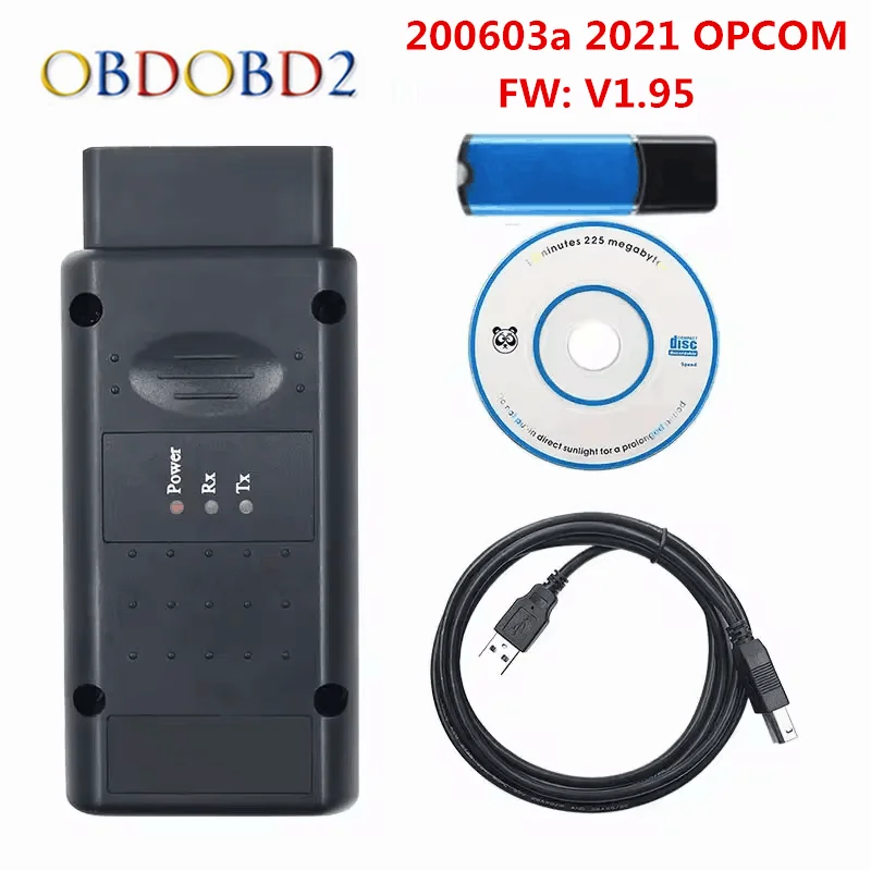 2024 Newest OPCOM 2021 With USB Dongle Op-com V1.95 Flash Update Op com V2021 With FTDI PIC18F458 OBD2 Diagnostic Tool Scanner