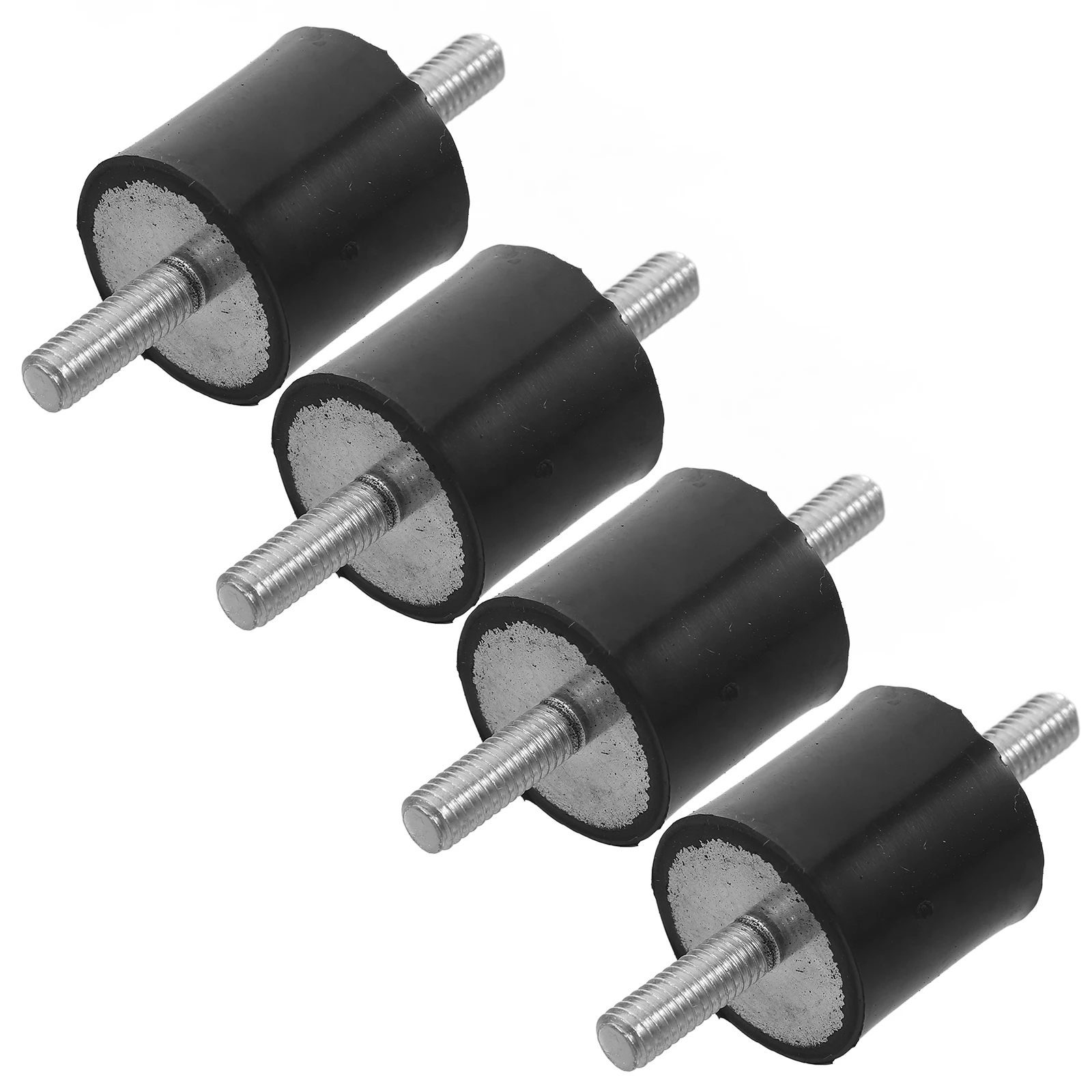 

4 Pcs Rubber Isolator Mounts 20x15mm Vibration Absorbers M6x18mm Studs Fitness Equipment Air Conditioning Shock Tools vibration