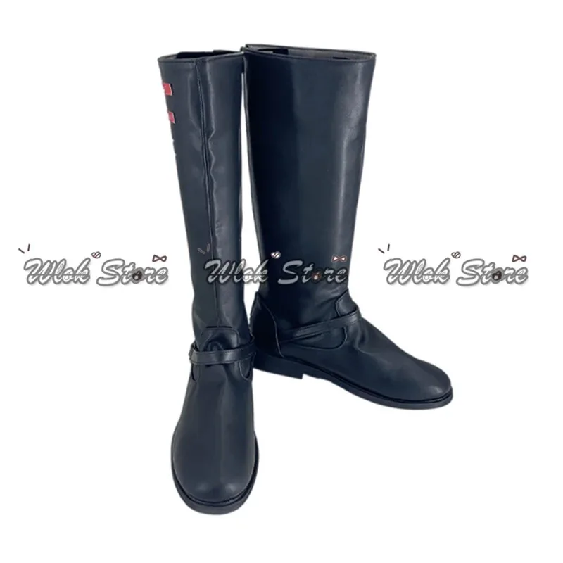 2025 yiyi 게임 러브 앤 딥스페이스 코스프레 신발 블랙 부츠 남성 여성 할로윈 파티 카니발 맞춤형 캘럽 파스스페이스 콜론