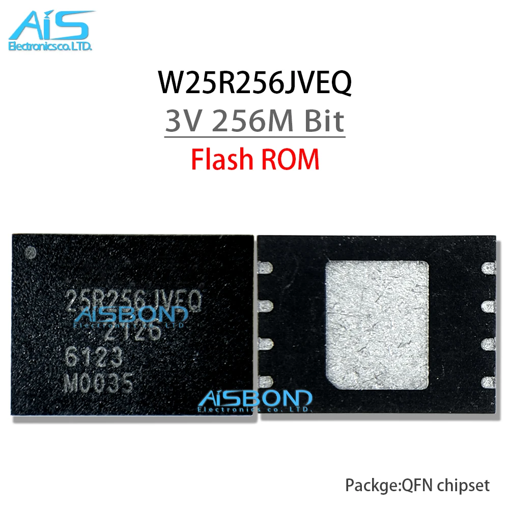 Новинка W25R256JVEQ 25R256JVEQ Flash 256M-BIT SPI QUAD WSON-8