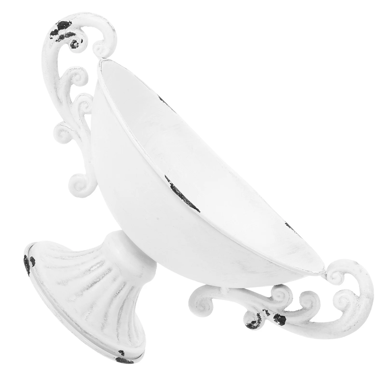 

Vintage Iron Pedestal Planter Urn Vase for Table Centerpieces Garden Decor Living Room Office Space Floral Display