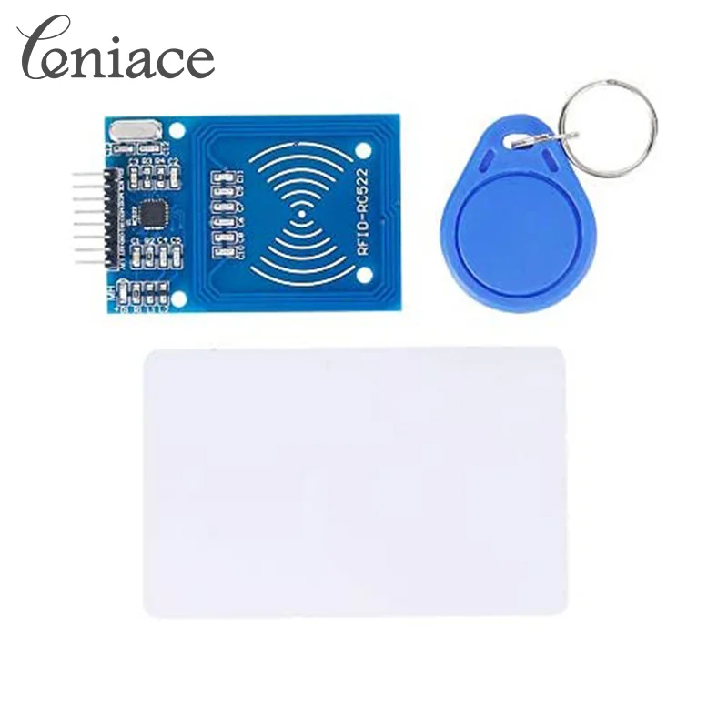 5pcs/lot MFRC-522 RC522 RFID NFC Reader RF IC Card Inductive Sensor Module For Arduino Module + S50 NFC Card + NFC Key Ring