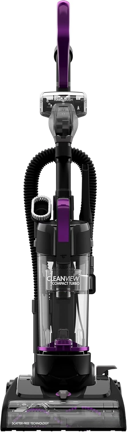 Compact Turbo Upright Vacuum with Quick Release Wand, Full Size Power, Compact Size for Apartments & Dorms, 3437F