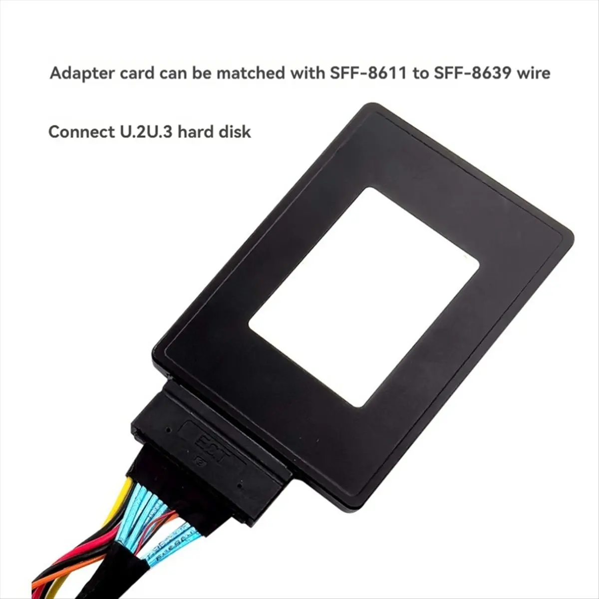 *ABDH M.2 NVMe PCIe إلى Oculink SFF-8611 SFF-8612 محول M.2 Mkey Nvme إلى SFF-8612 محول لـ NVME U.2 U.3 SSD #2