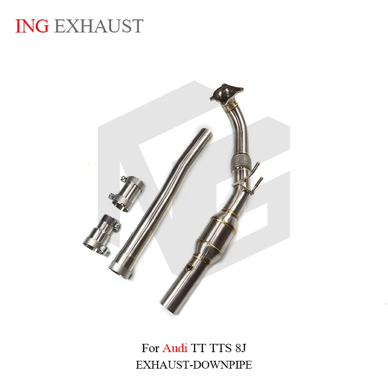 For Exhaust Stainless Steel Pipe Exhaust Downpipe Straight Pipe For TT TTS 8J With High Quality Exhaust Pipes Car